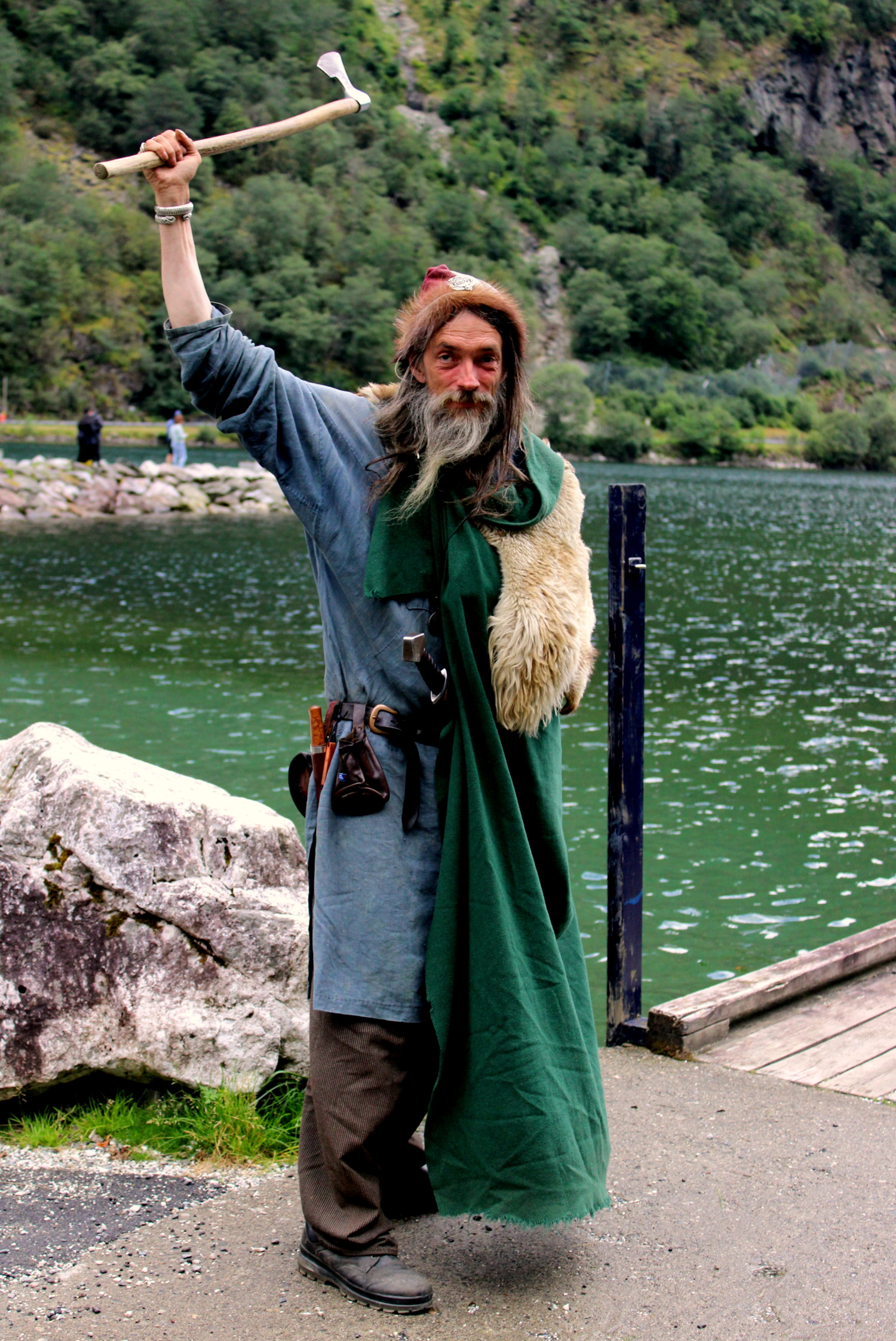 Житель деревни викингов, Норвегия.