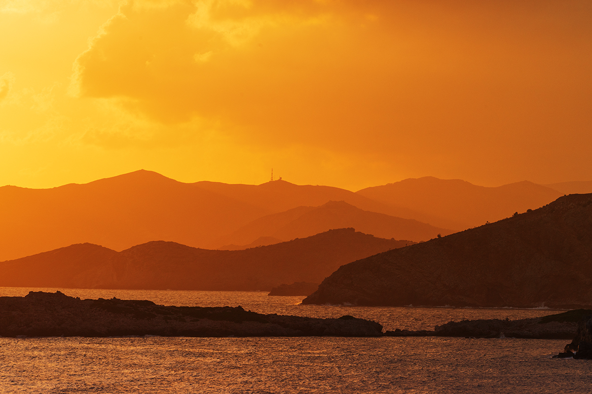 Восход на Крите