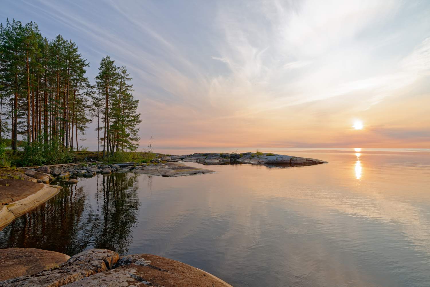 Закат над мысом Перий Нос