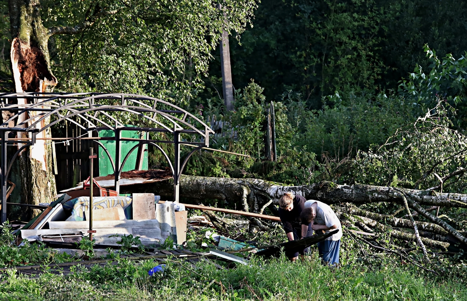 ликвидация последствий урагана