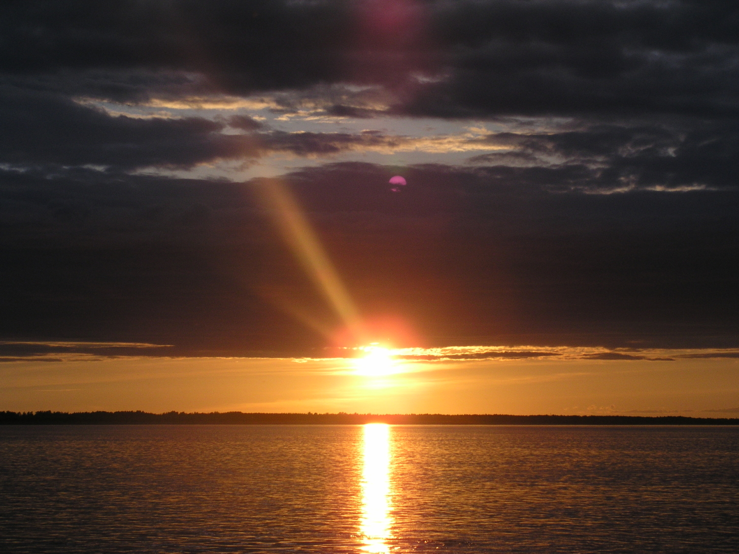Закат на Волге-матушке
