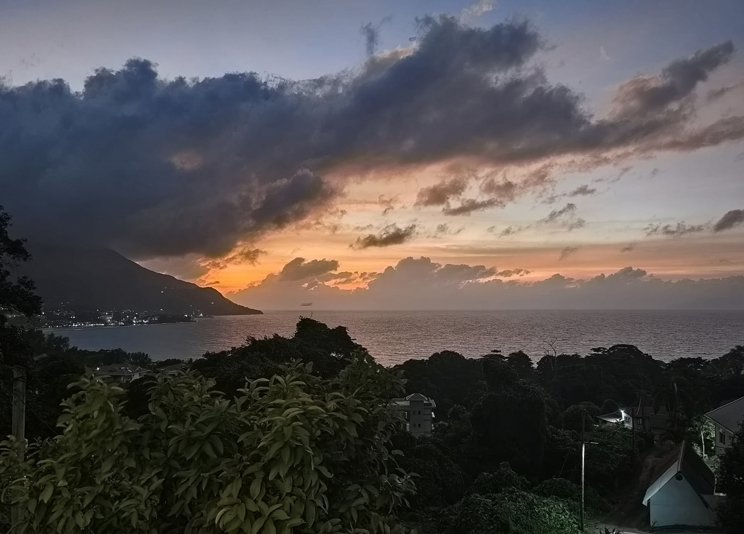 Закат где то в тропиках...