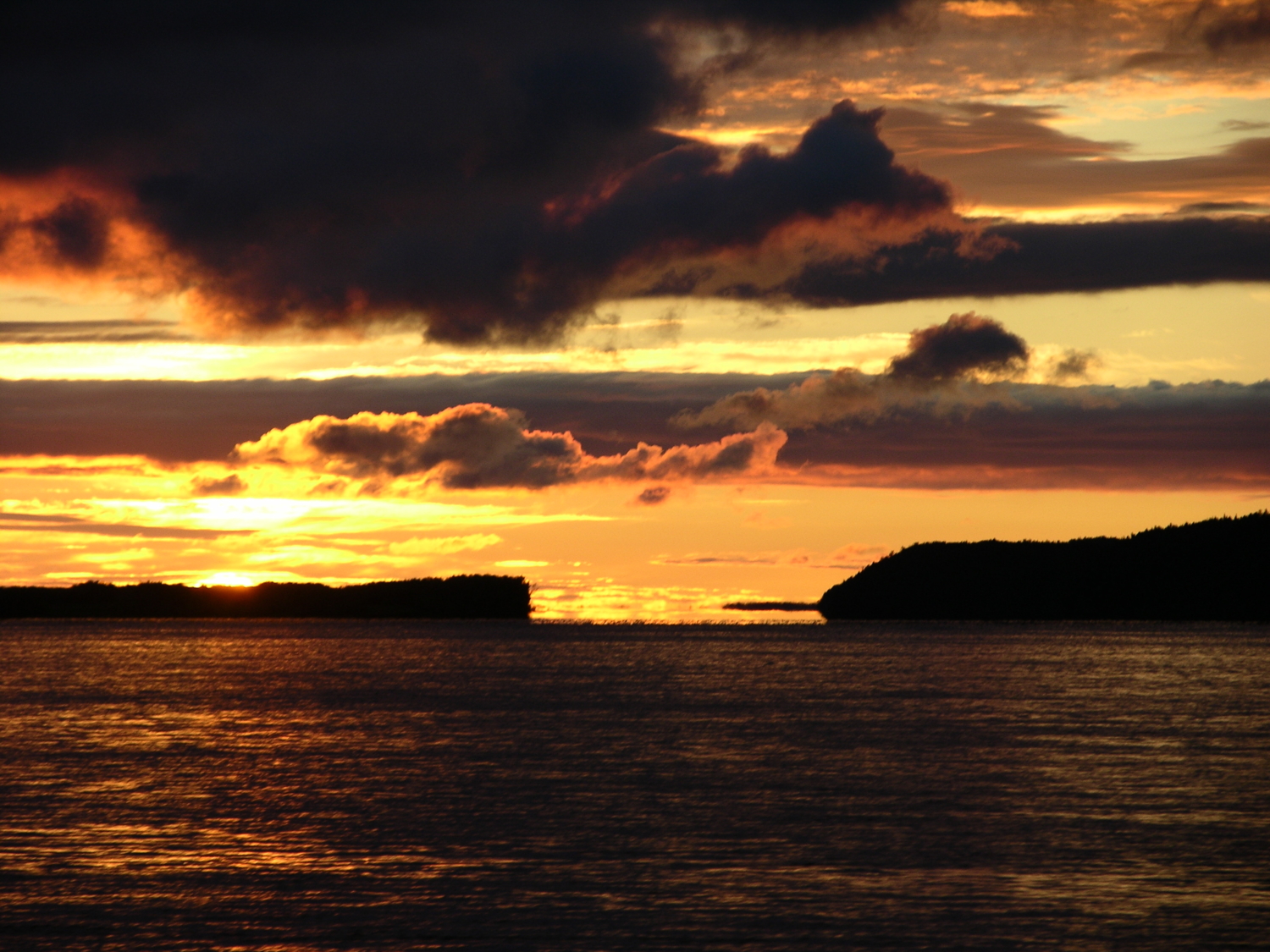 Закат на Оби