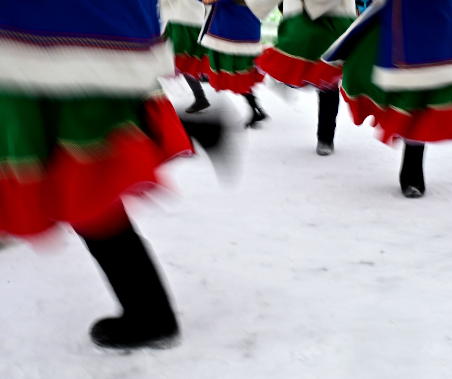 Танец в валенках.