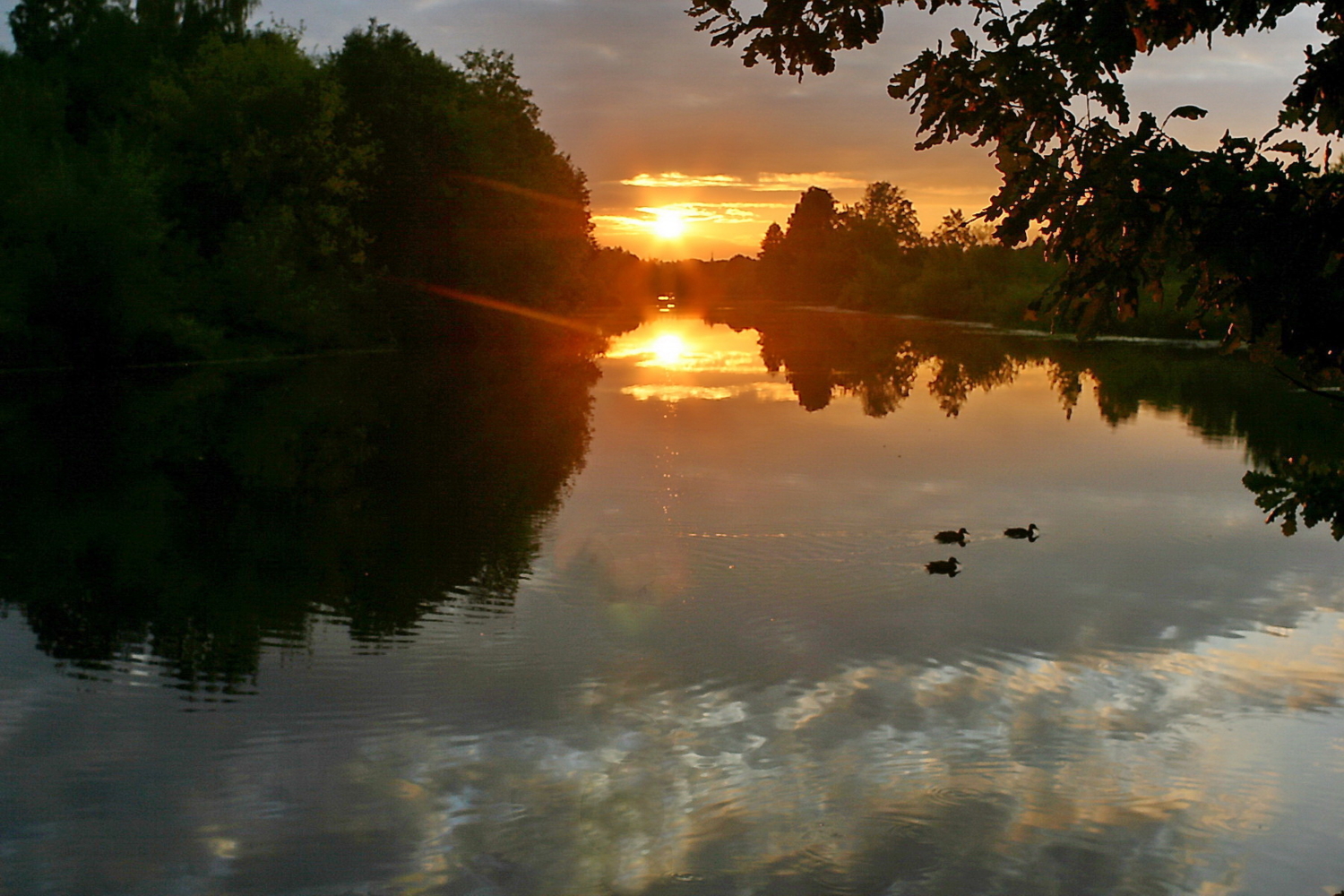 Отдыхала душа на закате...