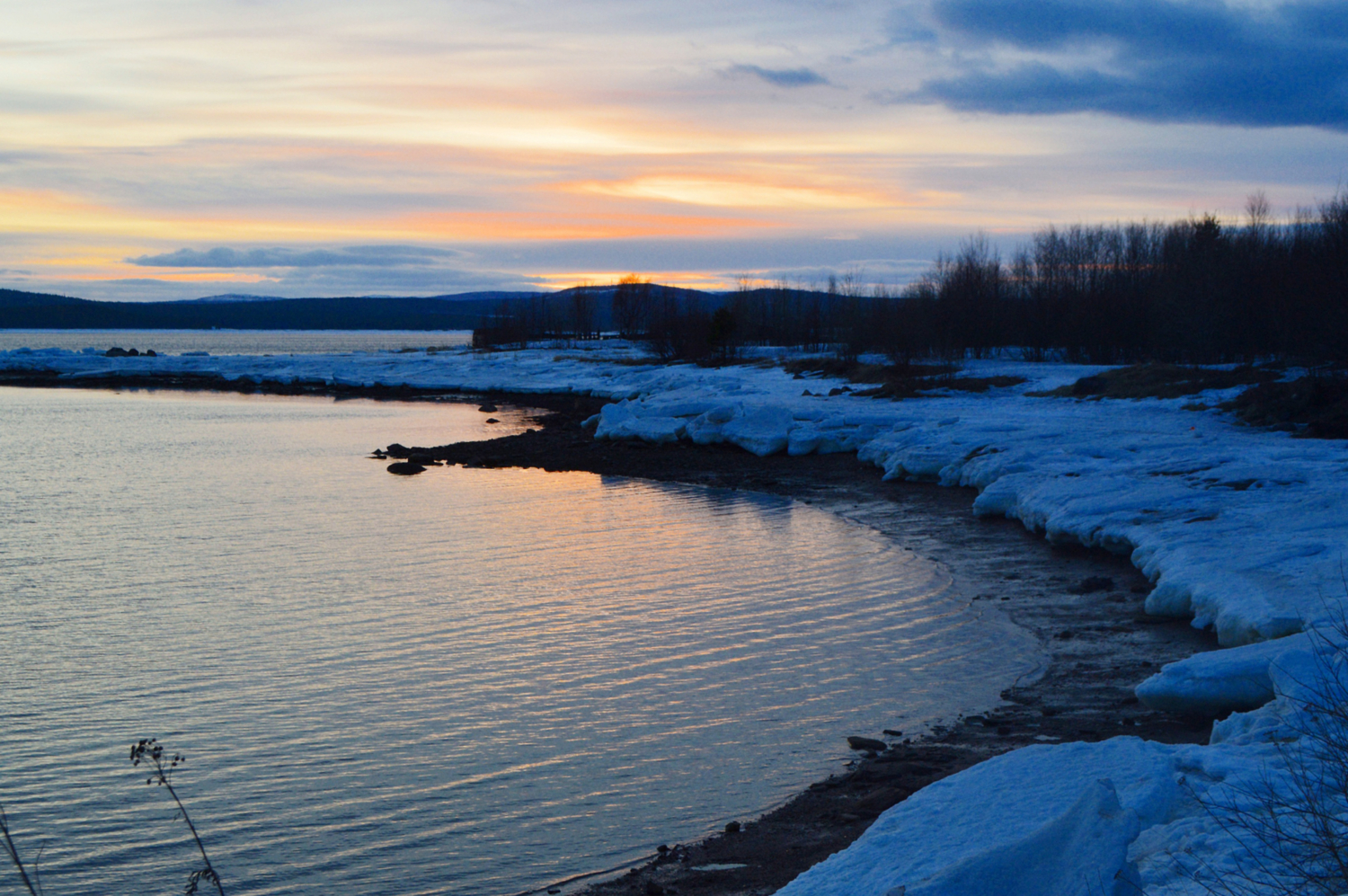Кандалакшский залив весной.
