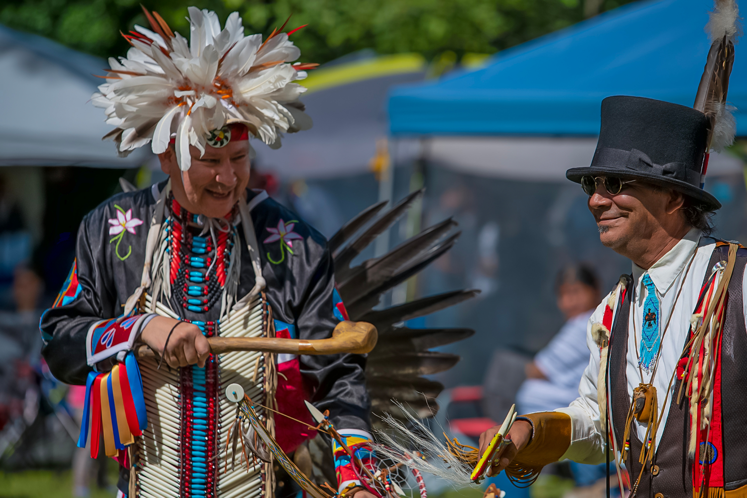 Индейский щёголь в цилиндре