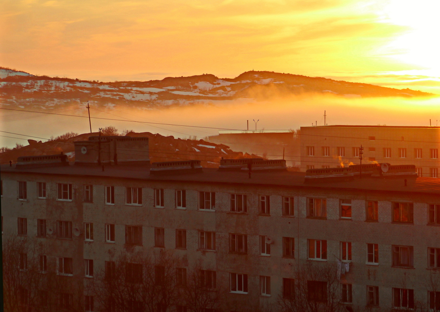 Городской закат