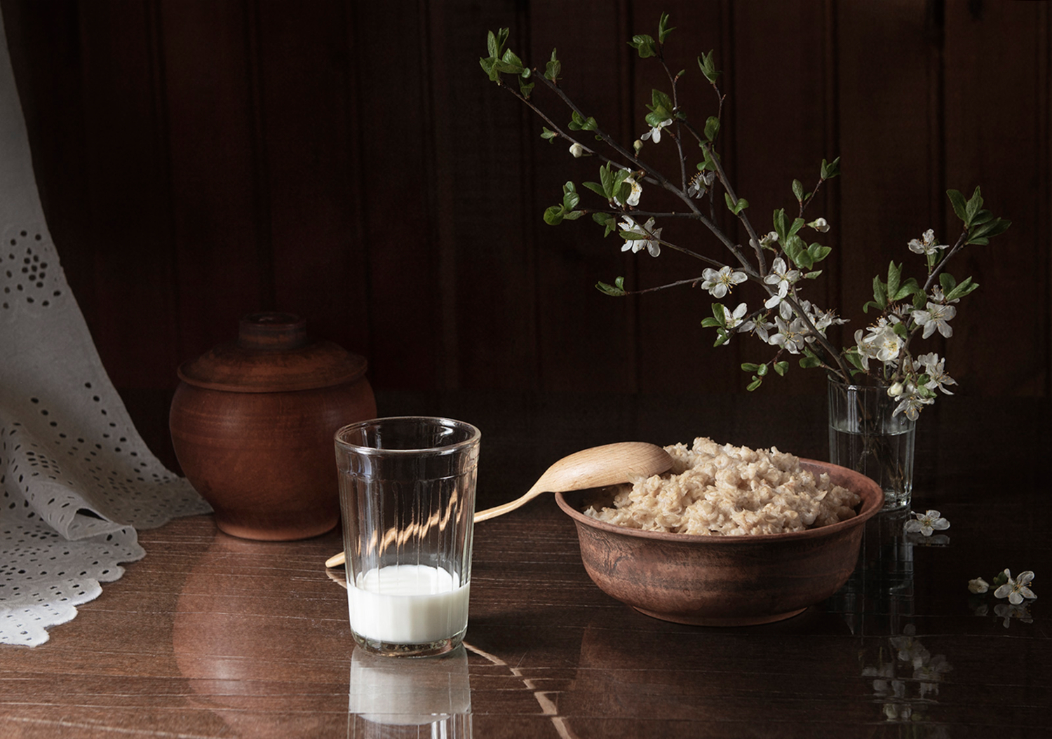 Каша с молоком