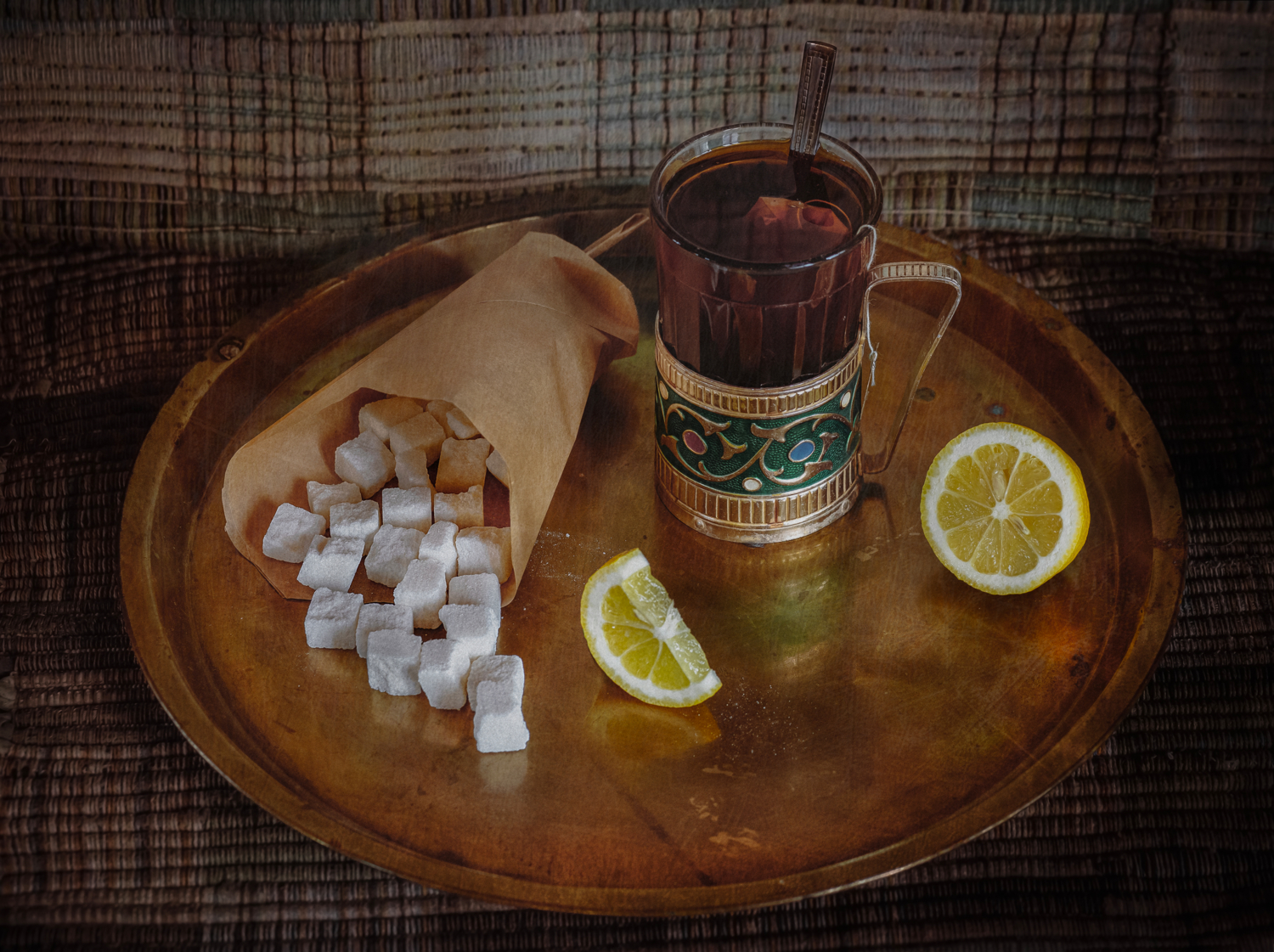 Чай с лимоном