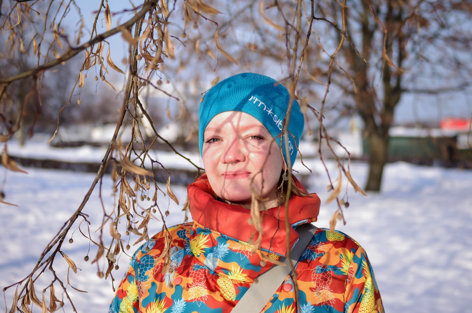 Зимний портрет в тенях