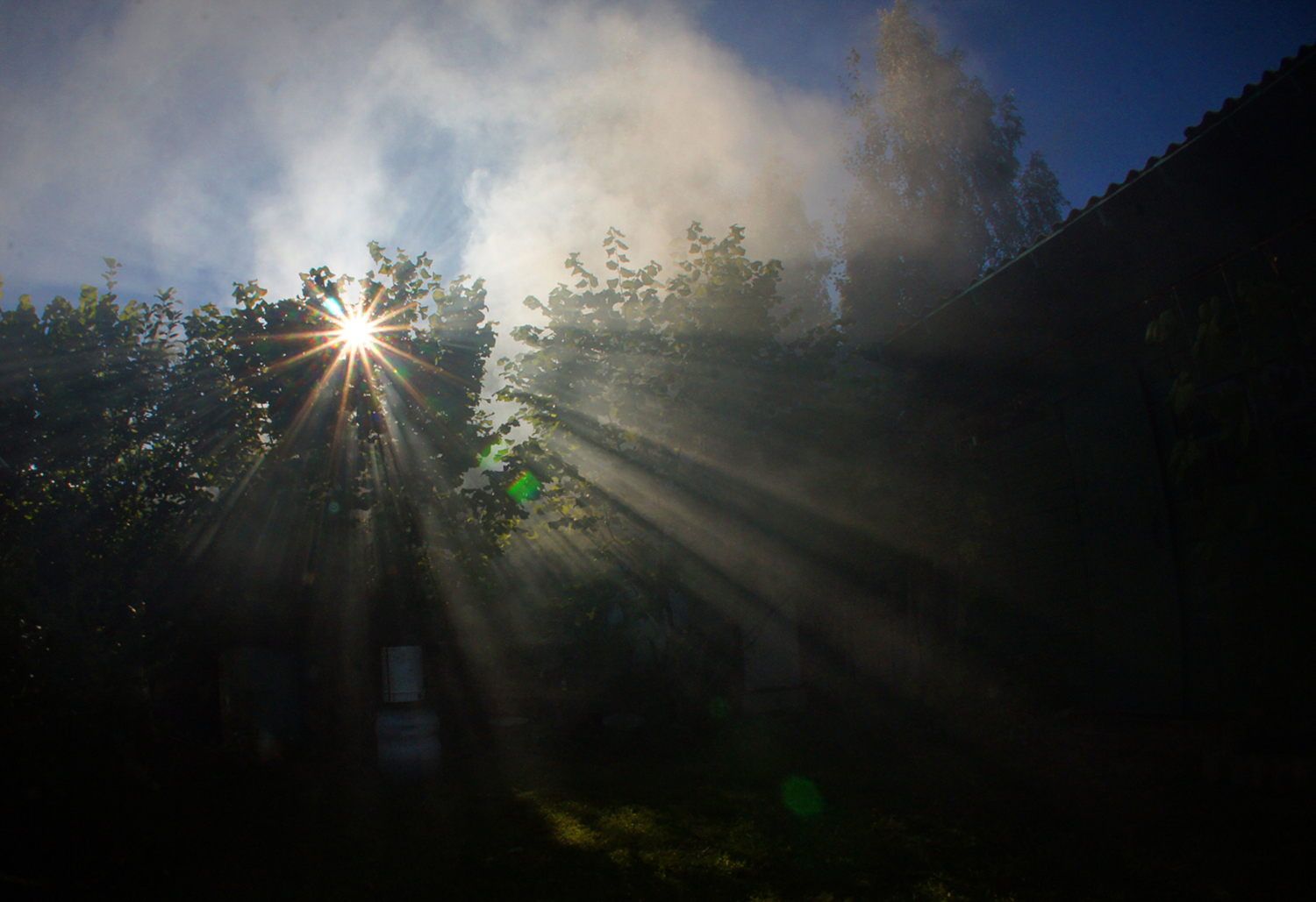 Дымные лучики