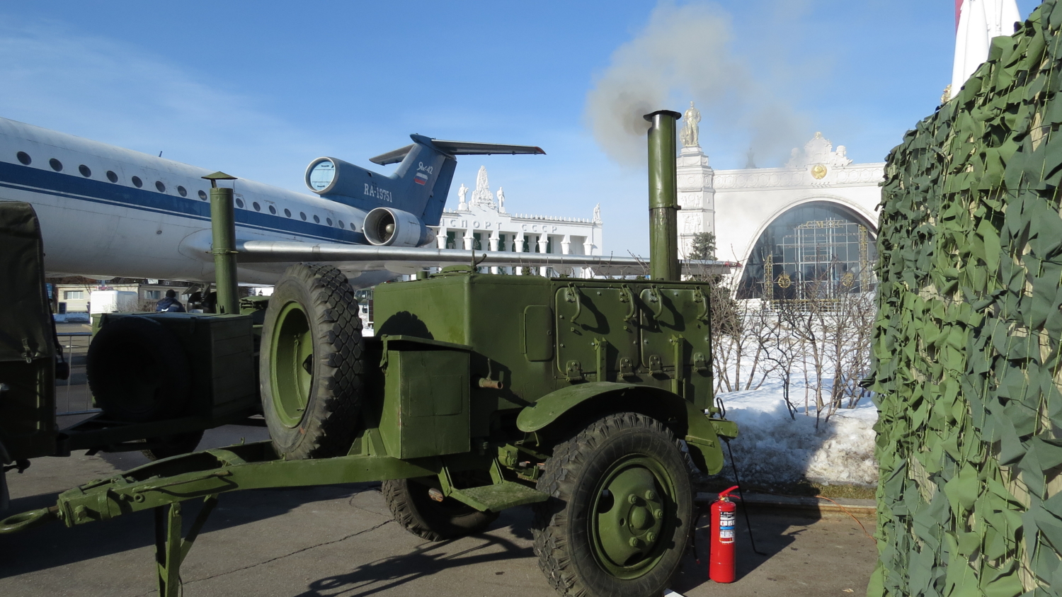 Полевая кухня. Будет каша.