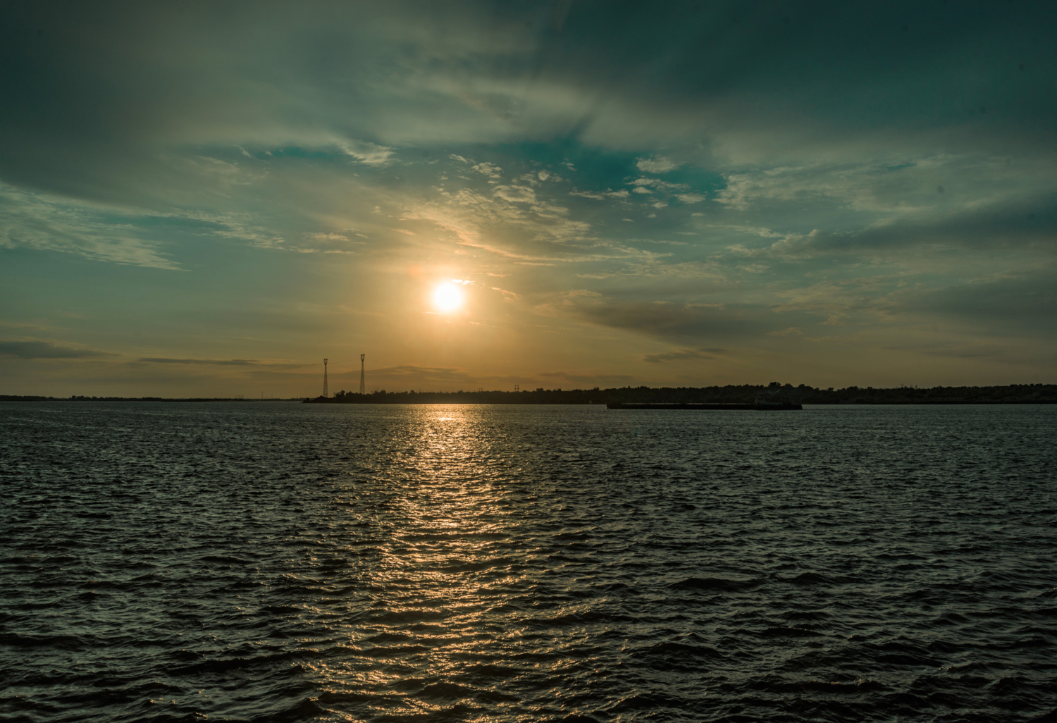 на рассвете