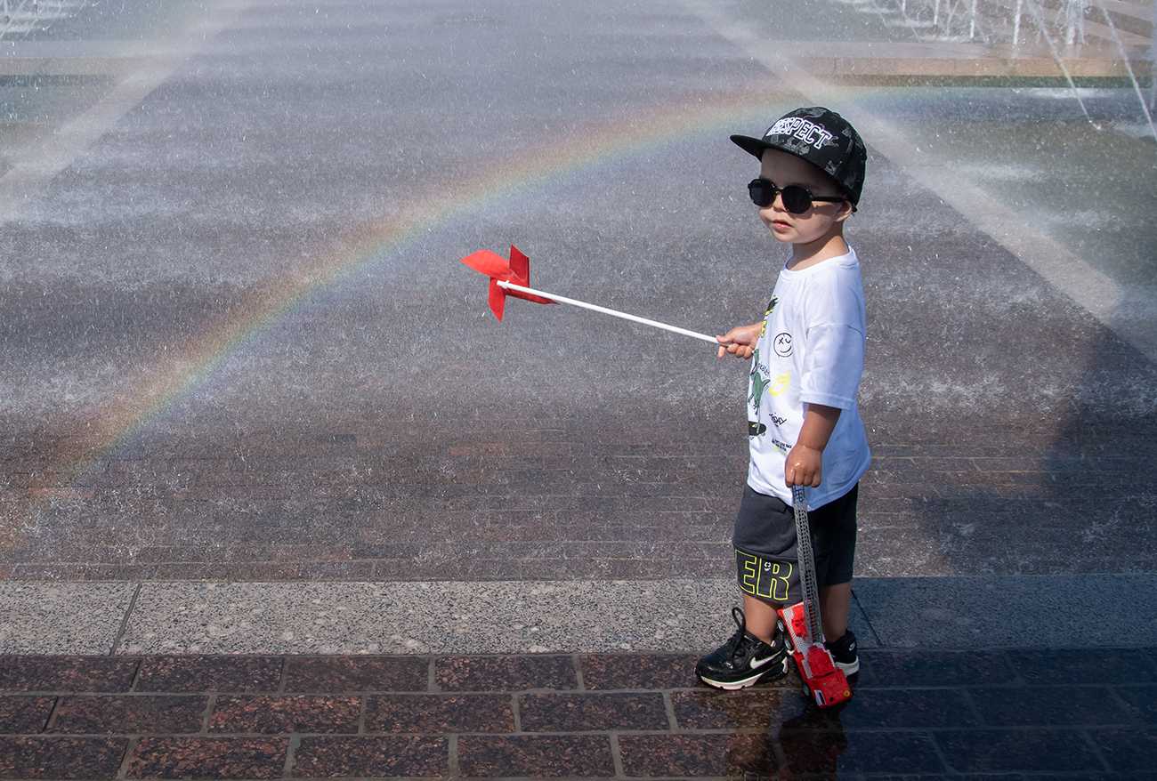 Ветерок на палочке )