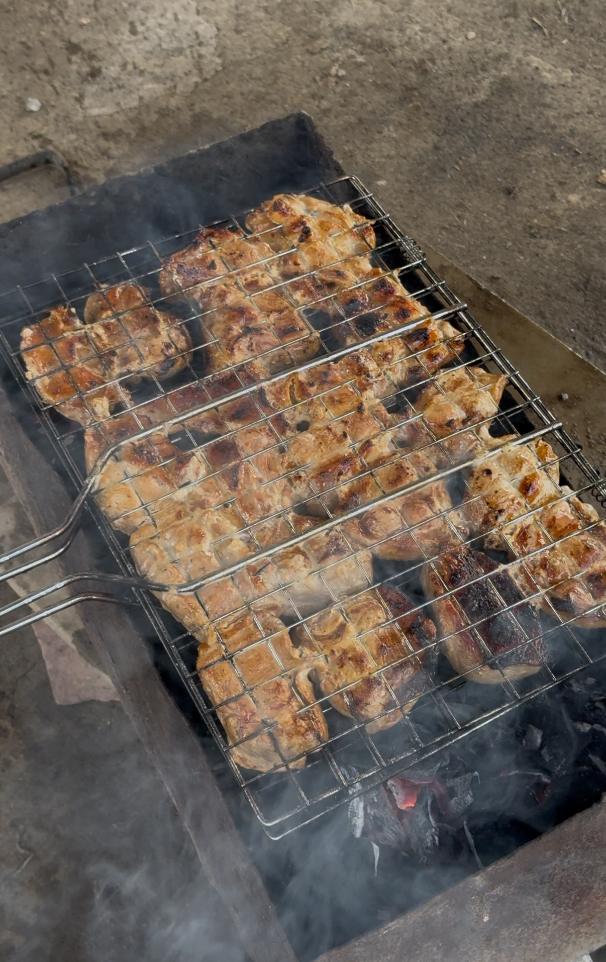 Шашлык на даче