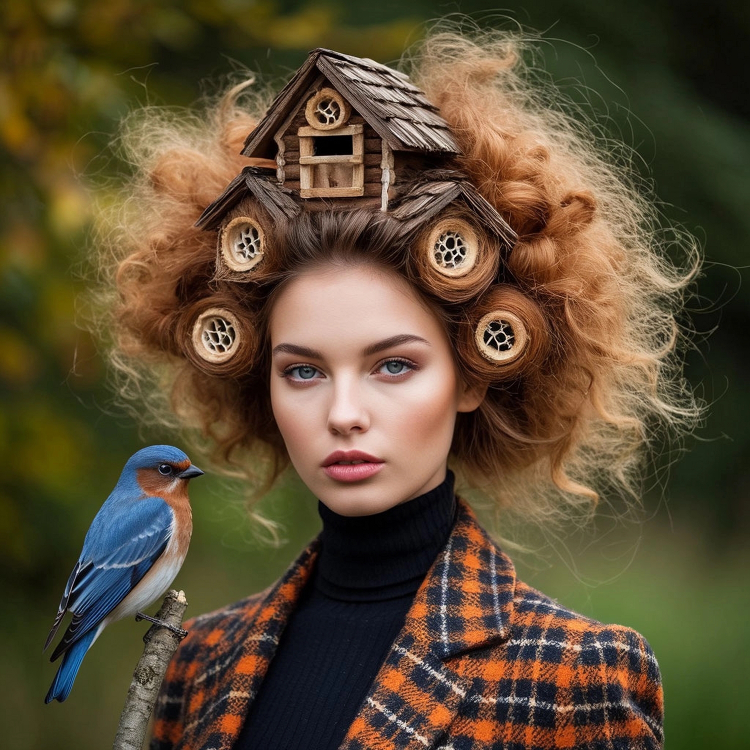 скворечная прическа