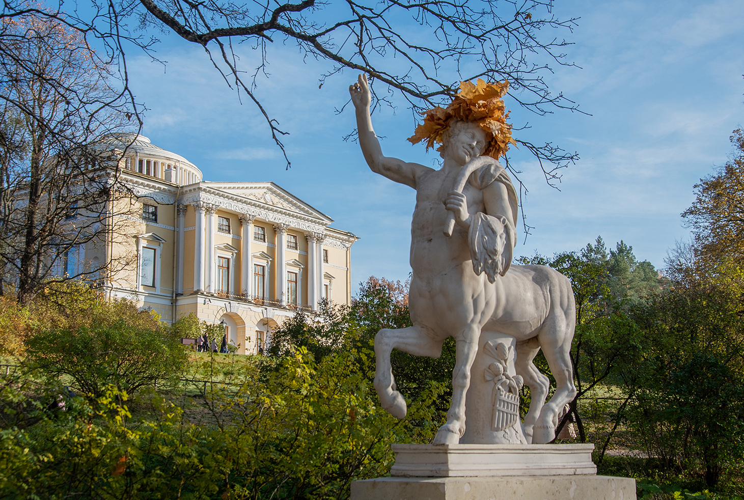 Молодой кентавр радуется осени