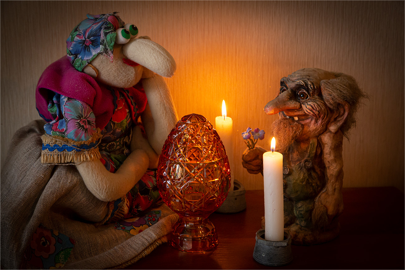 Леший в гостях у Бабы-Яги