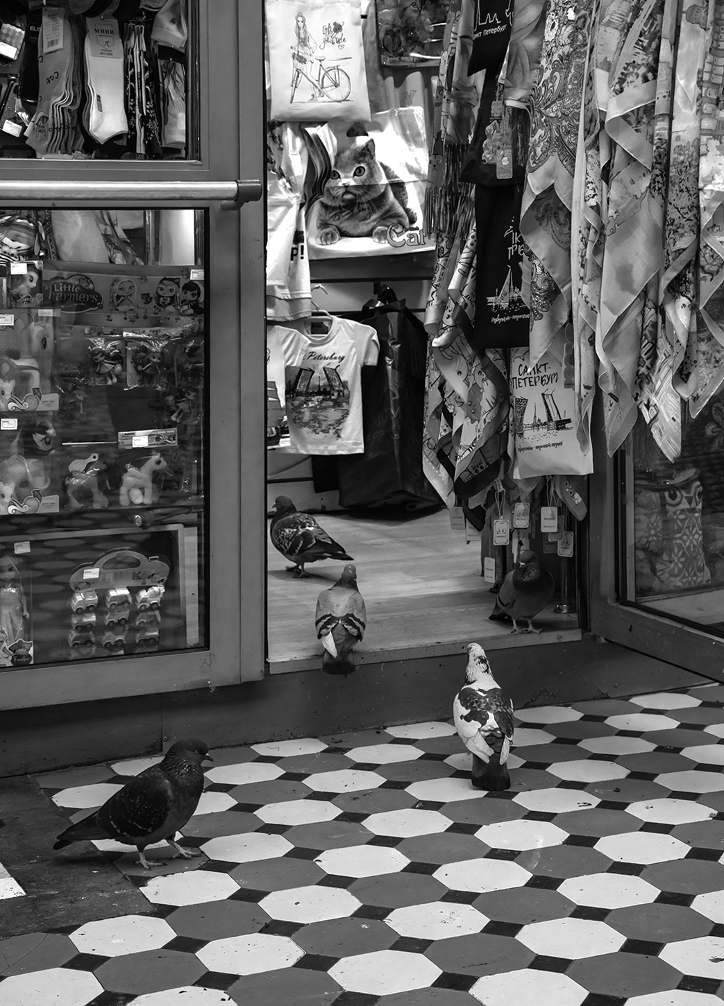 Пошли голубки на базар и купили...