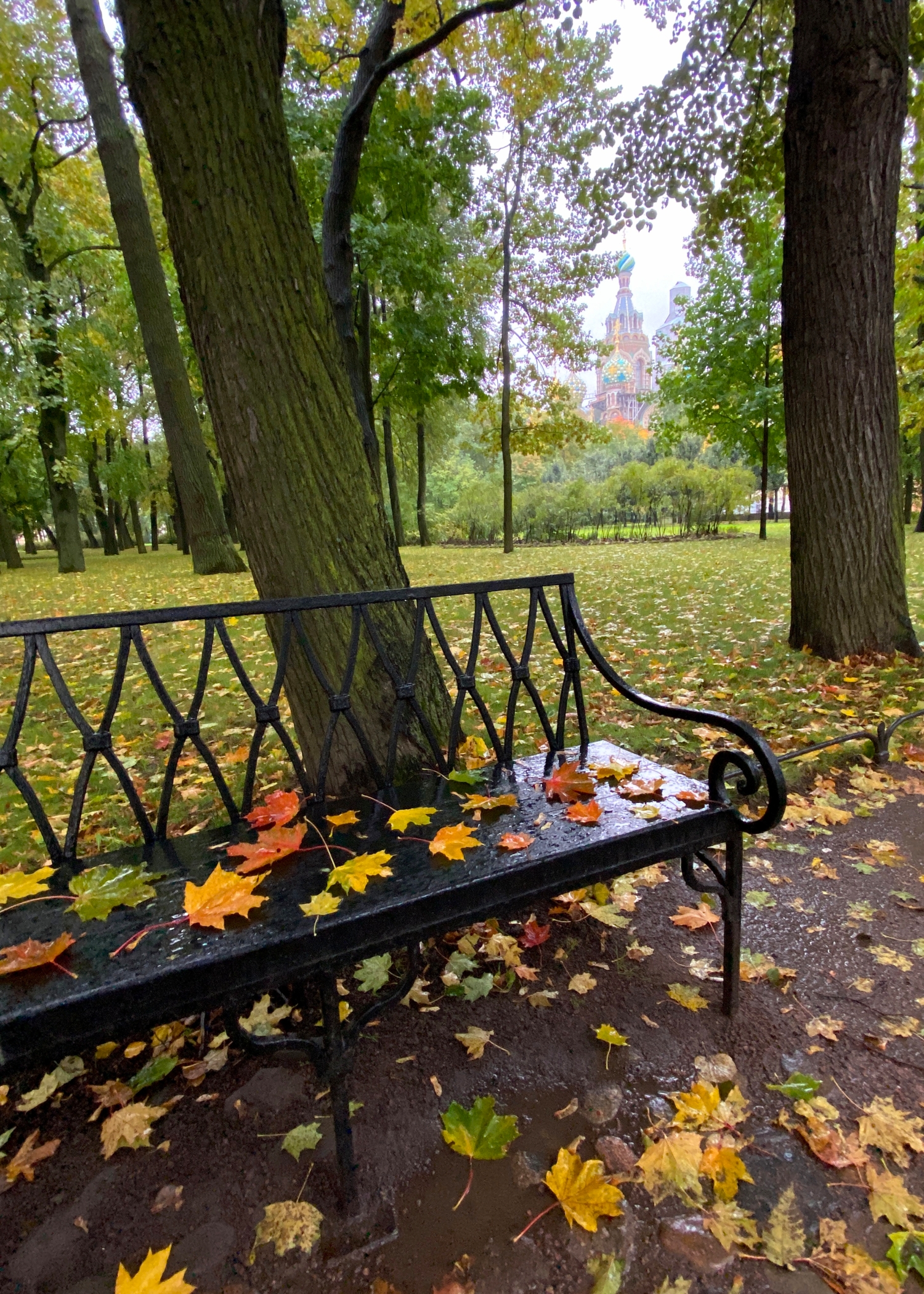 Осенний Михайловский сад