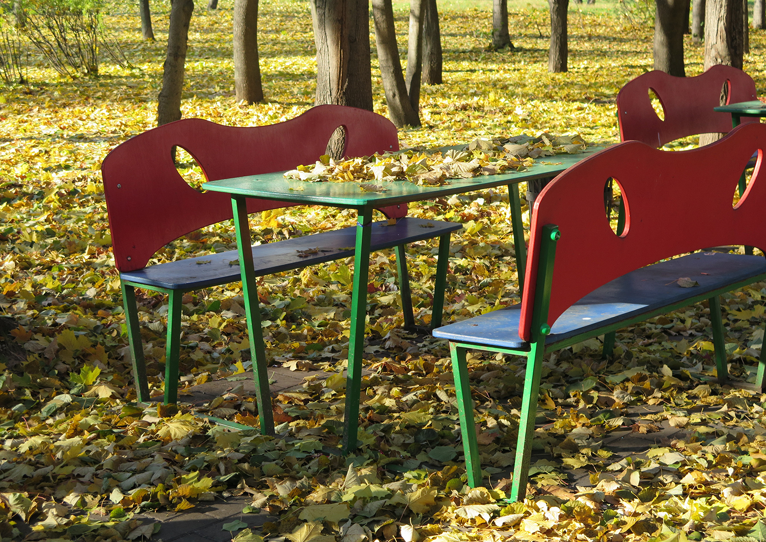 Осыпались листья...