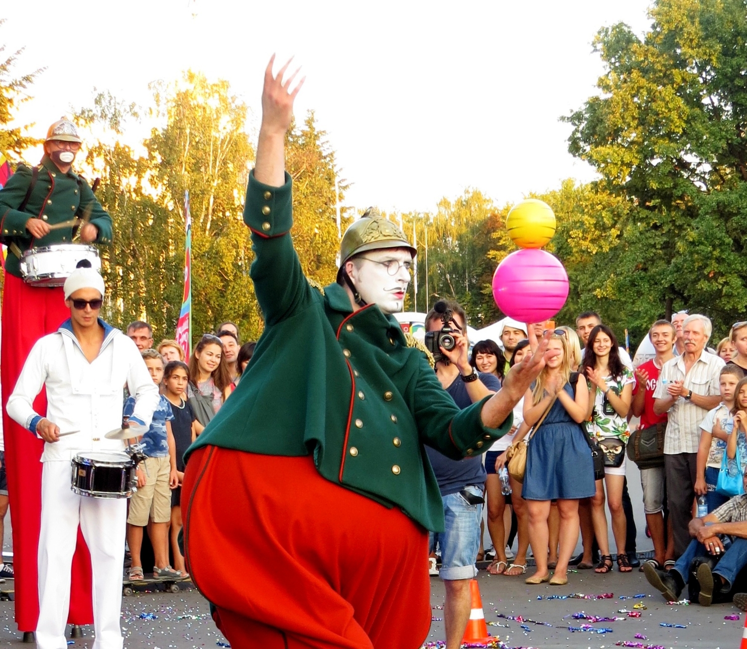 Клоун-пожарный