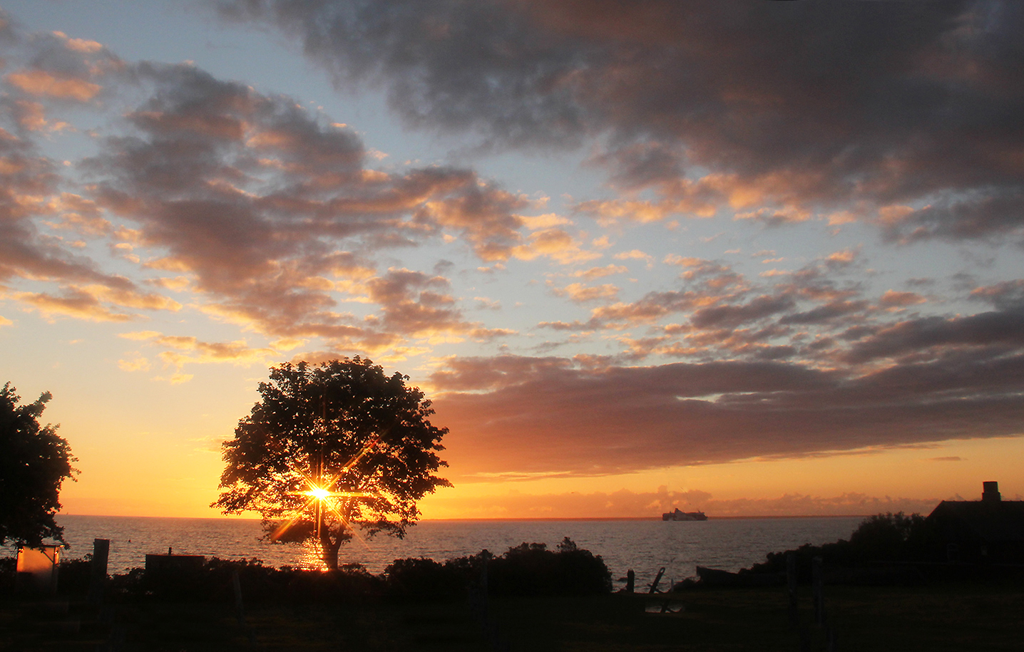 луч на исходе дня