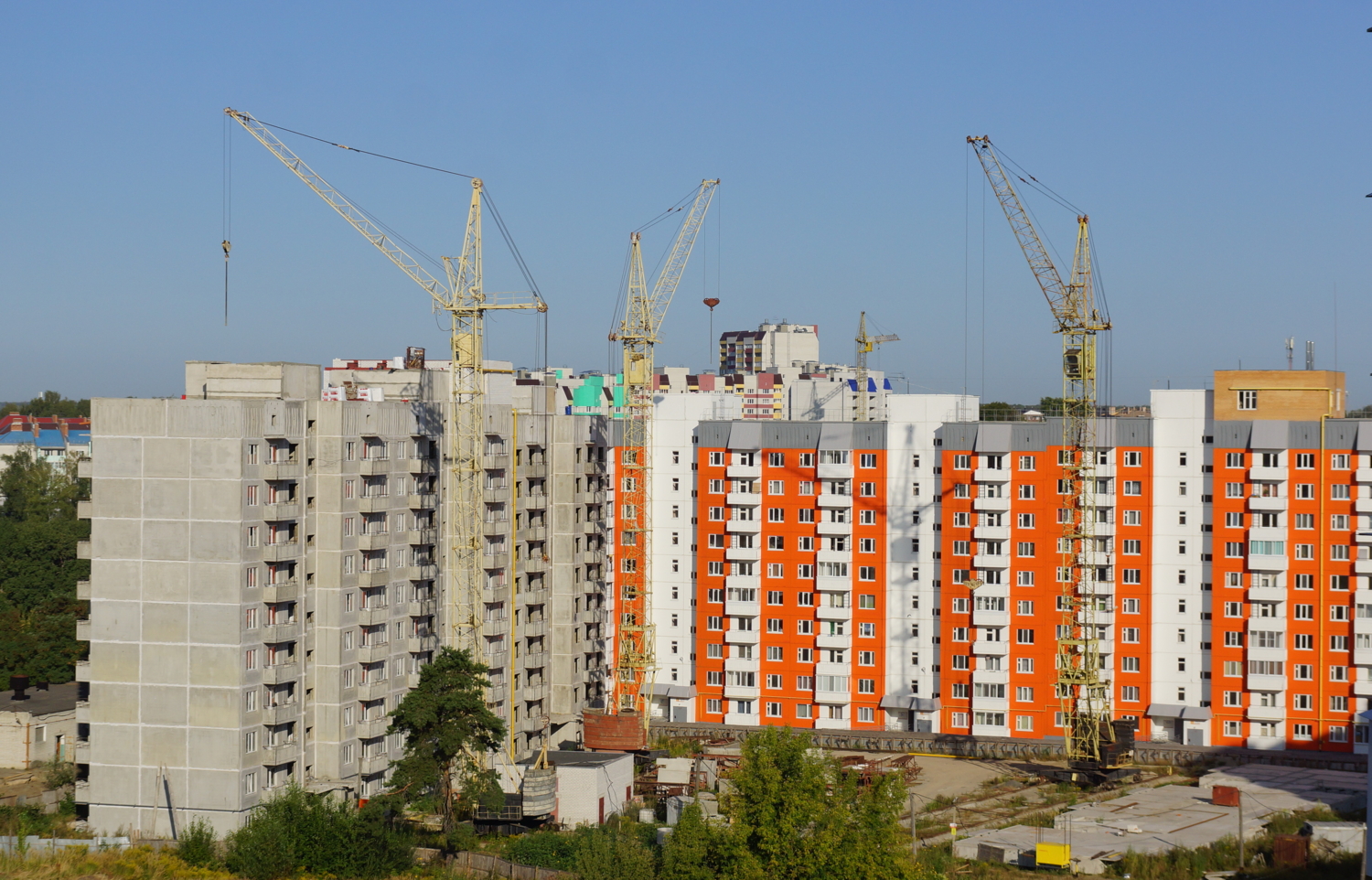 Строим клетки.