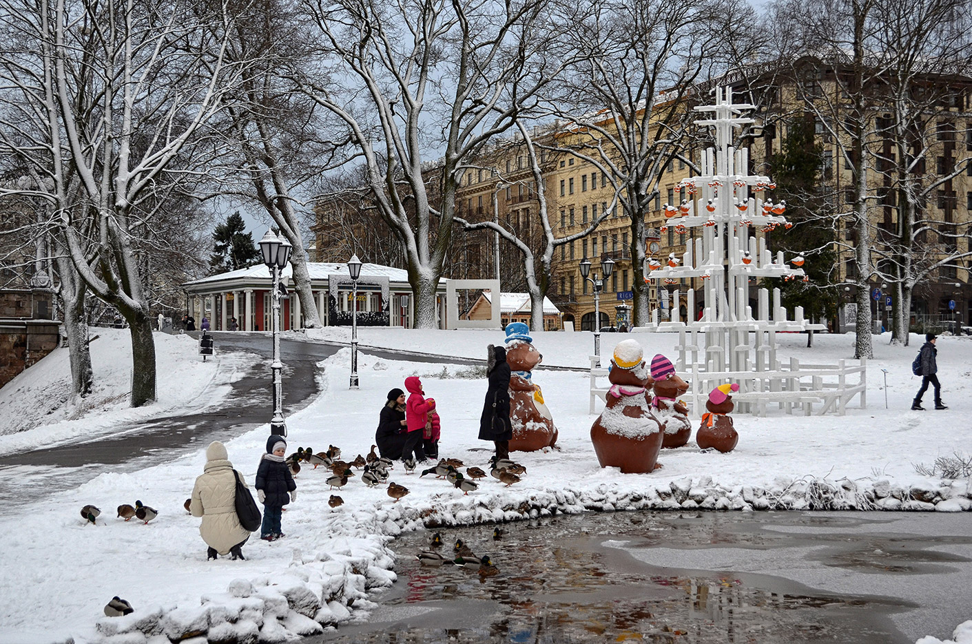 В предновогоднем парке