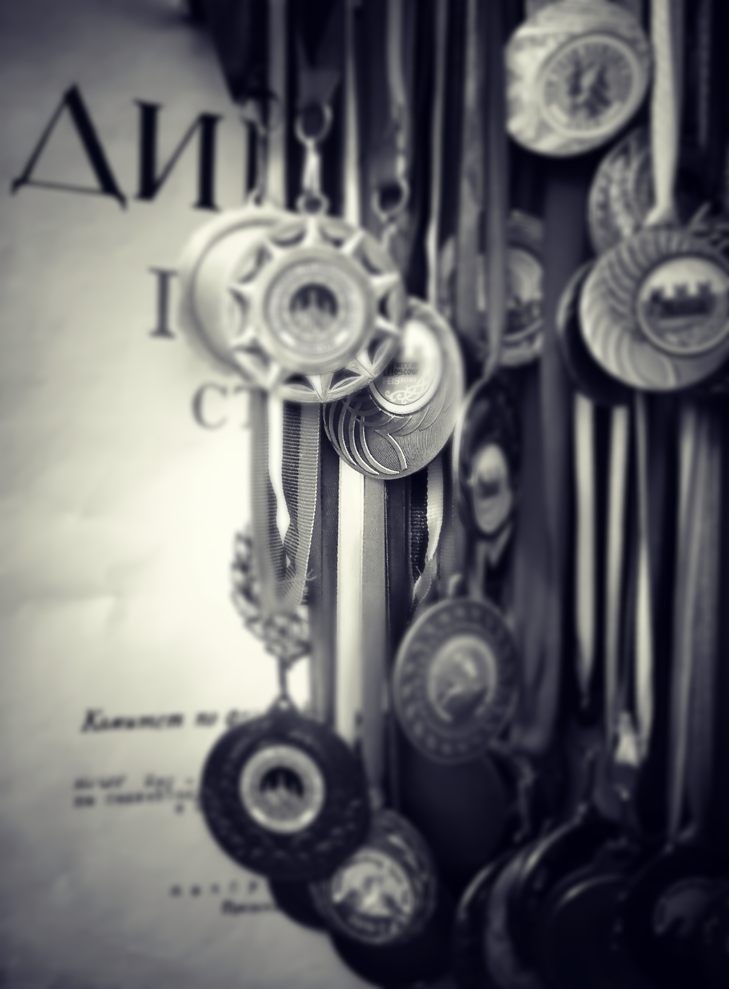 Дипломы, медали.