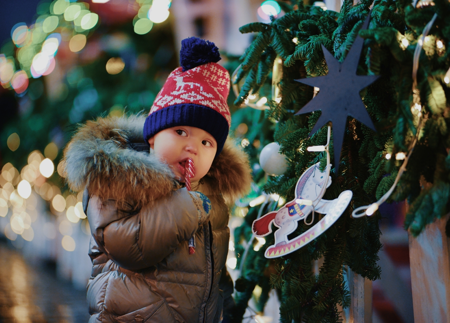 "Интересно, как олени летают?"