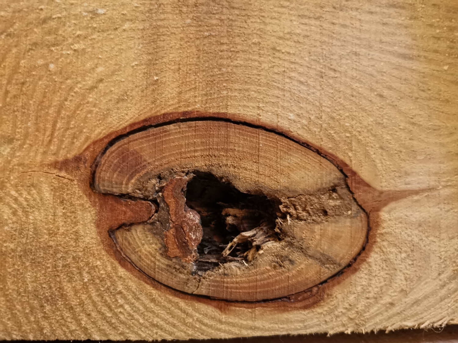 Дырка с трещинкой