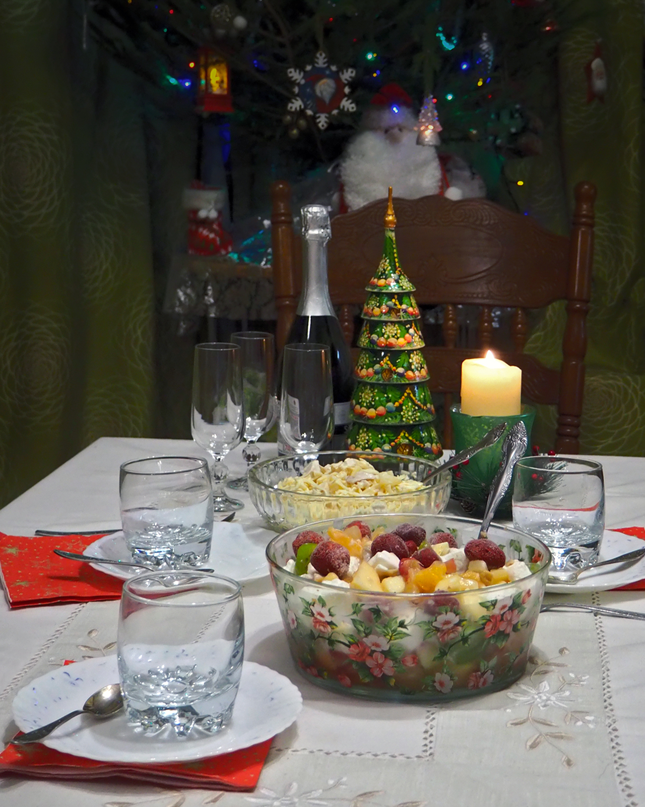 Легкий ужин 1 января