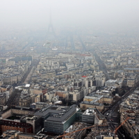 Туман над Парижем.