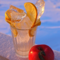 Лед с лимоном