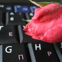 "розовая" клавиатура