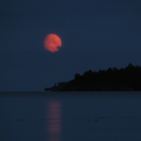 Кровавая Луна над Ладогой