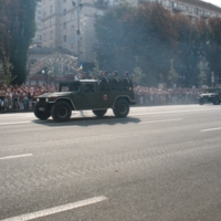 Военный Хаммер на параде