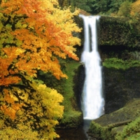 осень.... водопад.....