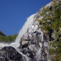 Домбай. Водопад на горе Алибек