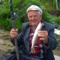 прадедушка - рыболов