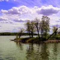 Островок на озере