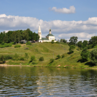 Волжская деревня.