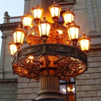 Освещение Пражской Филармонии