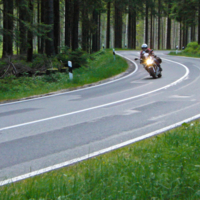 Дорога для мотоциклиста