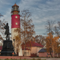 в городке у моря