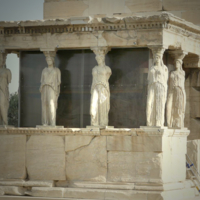 кариатиды храма Эрехтейона 