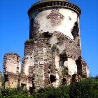 Развалины замка.