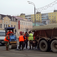 Автодорожные  рабочии.